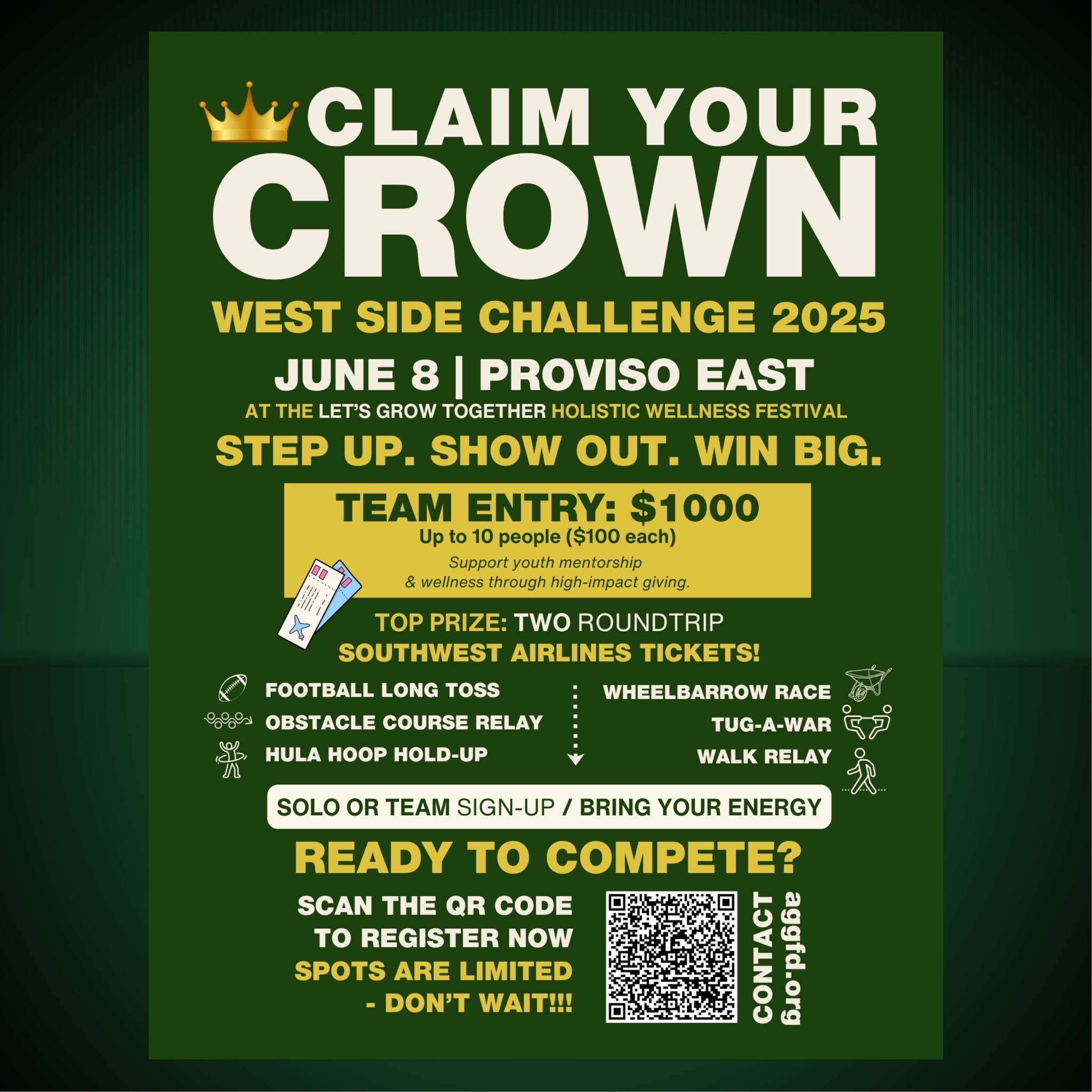 Claim Your Crown Flyer by YourPassion1st