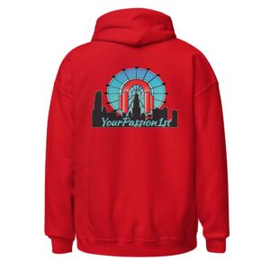 Embroidered Spray-paint Hoodie - Image 5