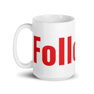White glossy mug - Image 5
