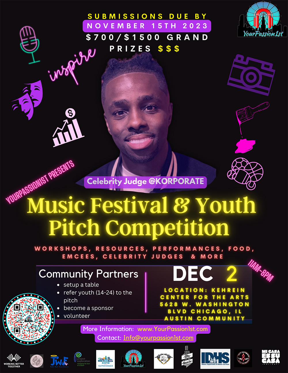 YourPassion1st Music Festival & Pitch Competition